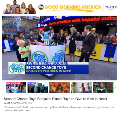 Good Morning America SCT Founder in the Spotlight Second Chance